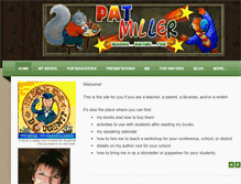 Tablet Screenshot of patmillerbooks.com